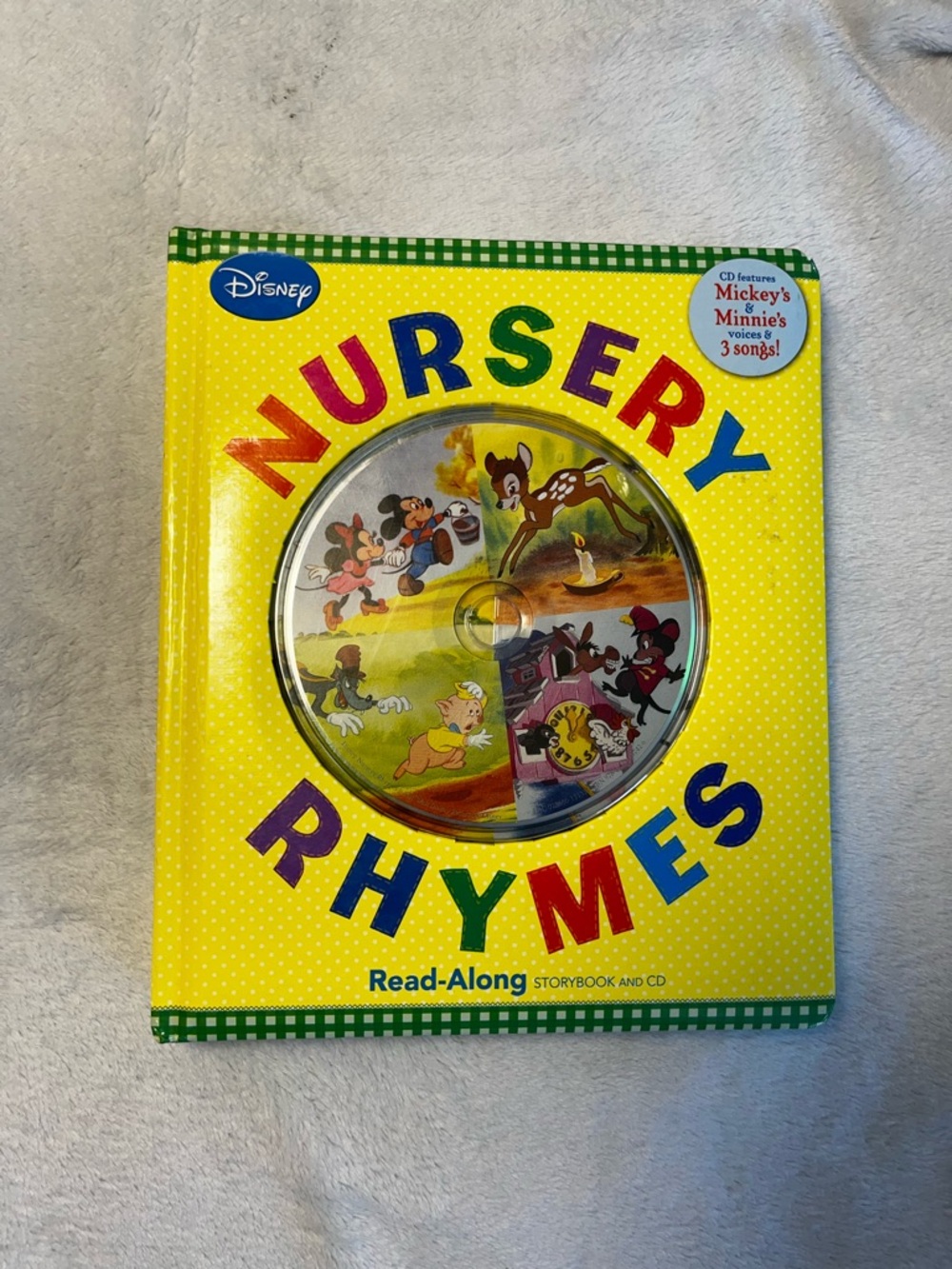 Disney Nursery Rhymes Read-Along Book & CD
